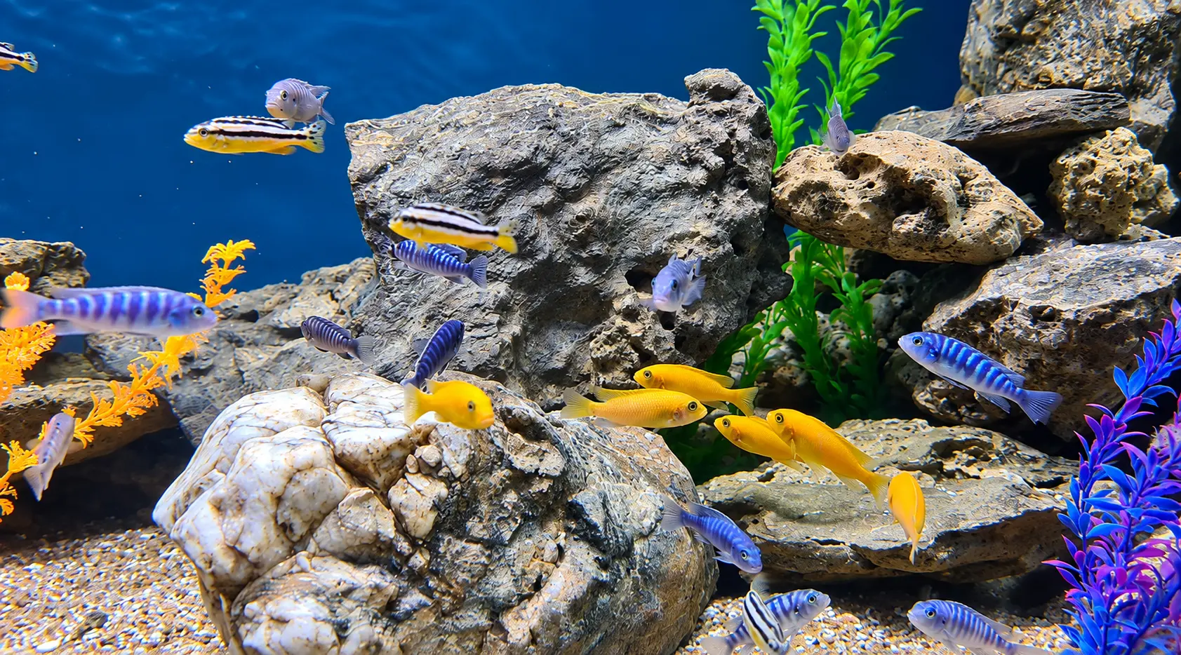 The island aquarium building in the middle of Bhimtal Lake