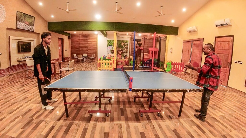 Table tennis recreation at The Banyan Retreat