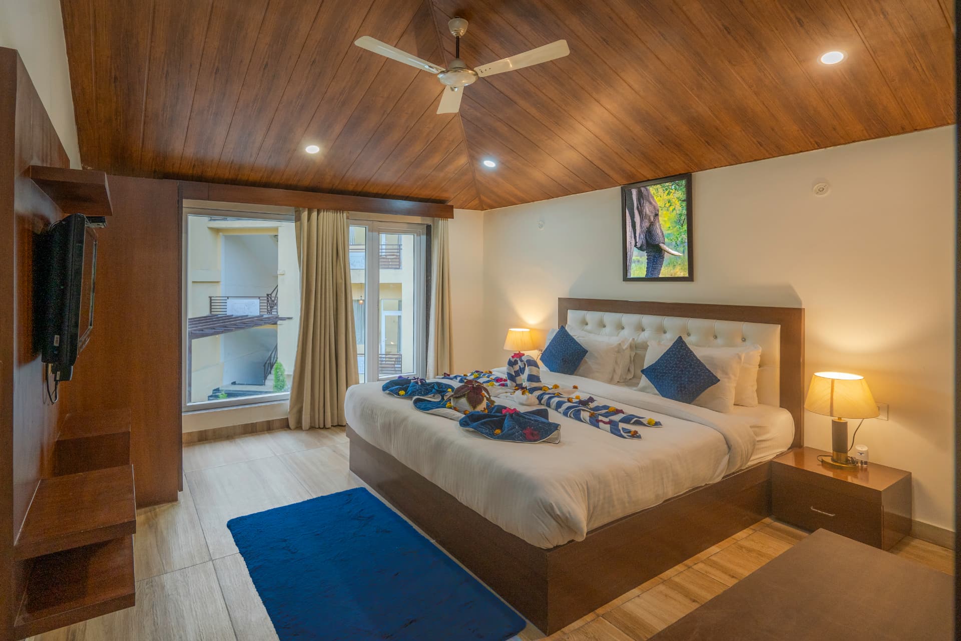 The Palm Suite — Mango Bloom River Resort rooms in Jim Corbett