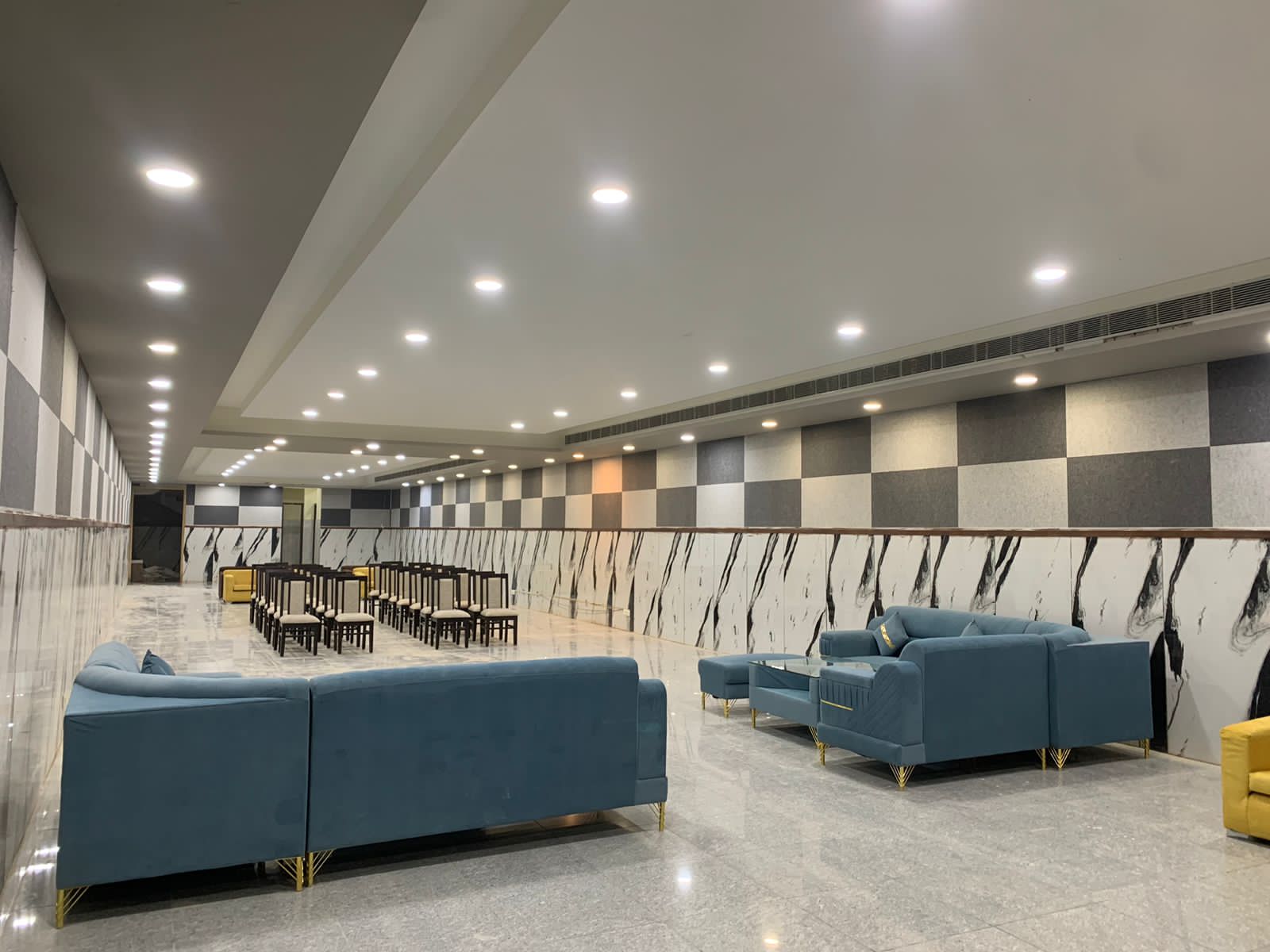 Pre-function lounge and breakout space at Mangobloom River Resort corporate venue