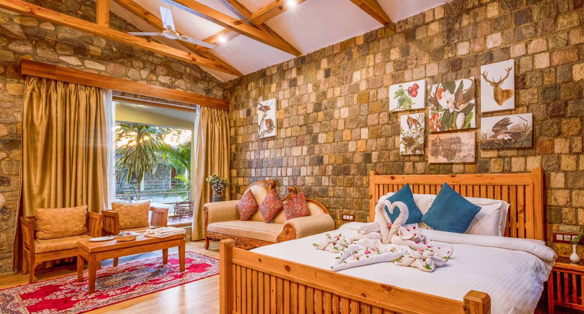 Cottage accommodation for corporate retreats at The Banyan Retreat