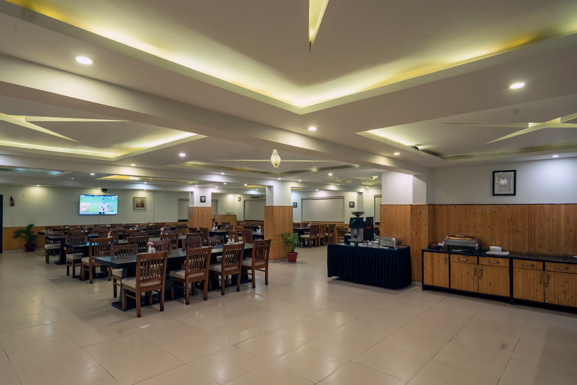 Petals Restaurant, the multi-cuisine dining space at Excel Hotels & Resorts Bhimtal