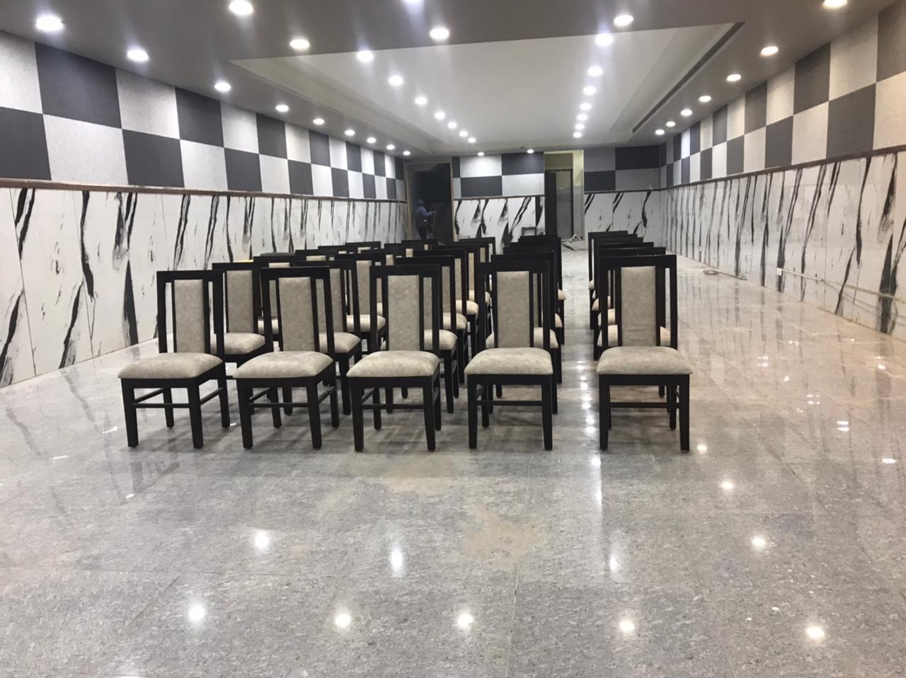 Conference hall with theatre-style seating at Mango Bloom River Resort