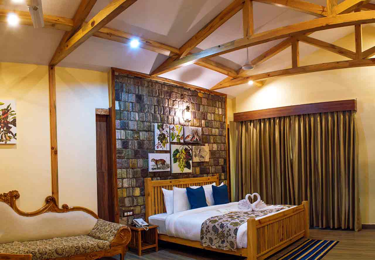 Banyan Cottage at The Banyan Retreat, Jim Corbett — Pool View