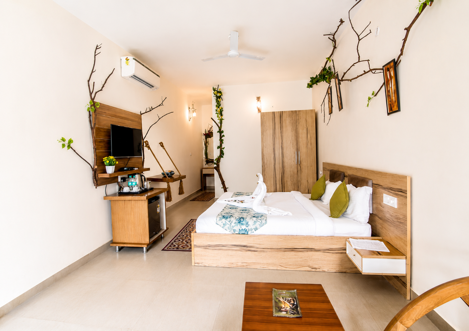 Leopard Lair Room at La Perle River Resort, Jim Corbett