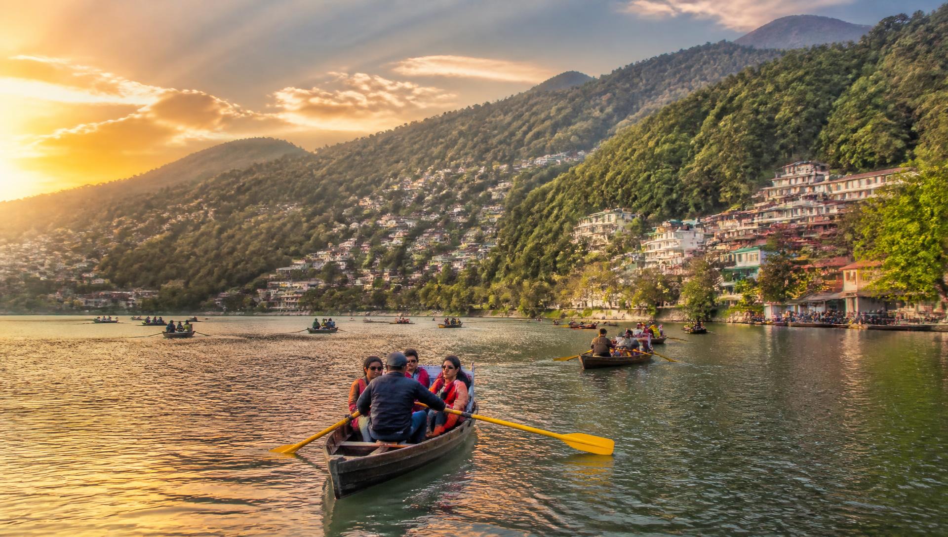 Boating on Naini Lake, a popular experience near the hotel