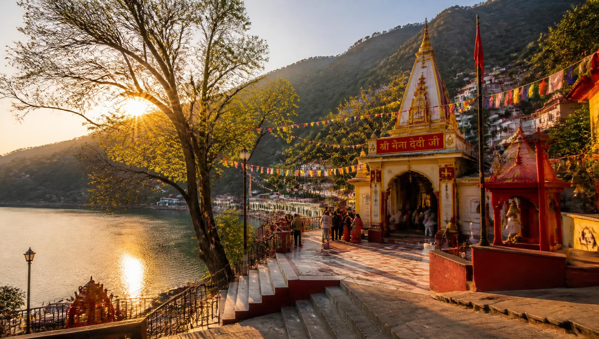 Naina Devi Temple beside Naini Lake, Nainital