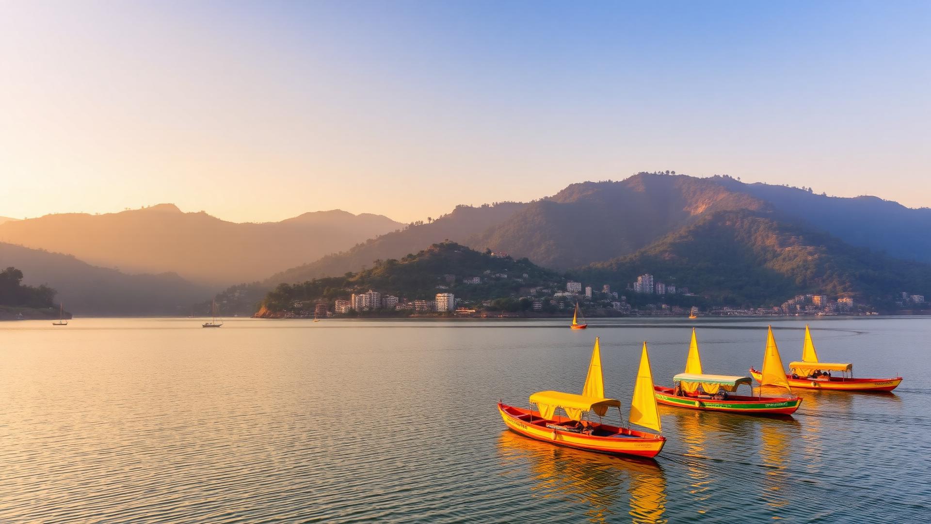 Lake view from Excel Hotels & Resorts Nainital across Naini Lake
