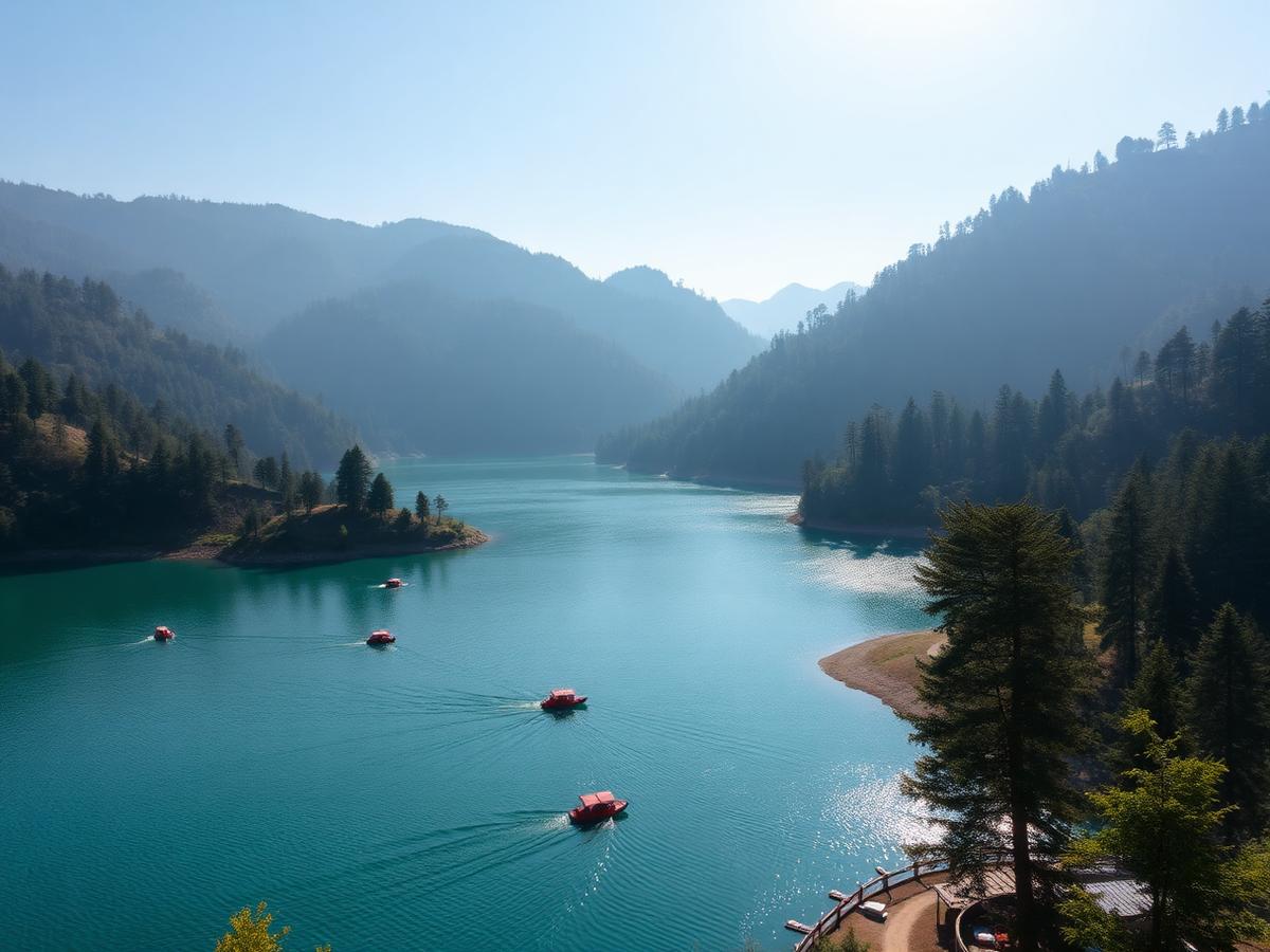 Naukuchiatal in the Kumaon hills of Uttarakhand