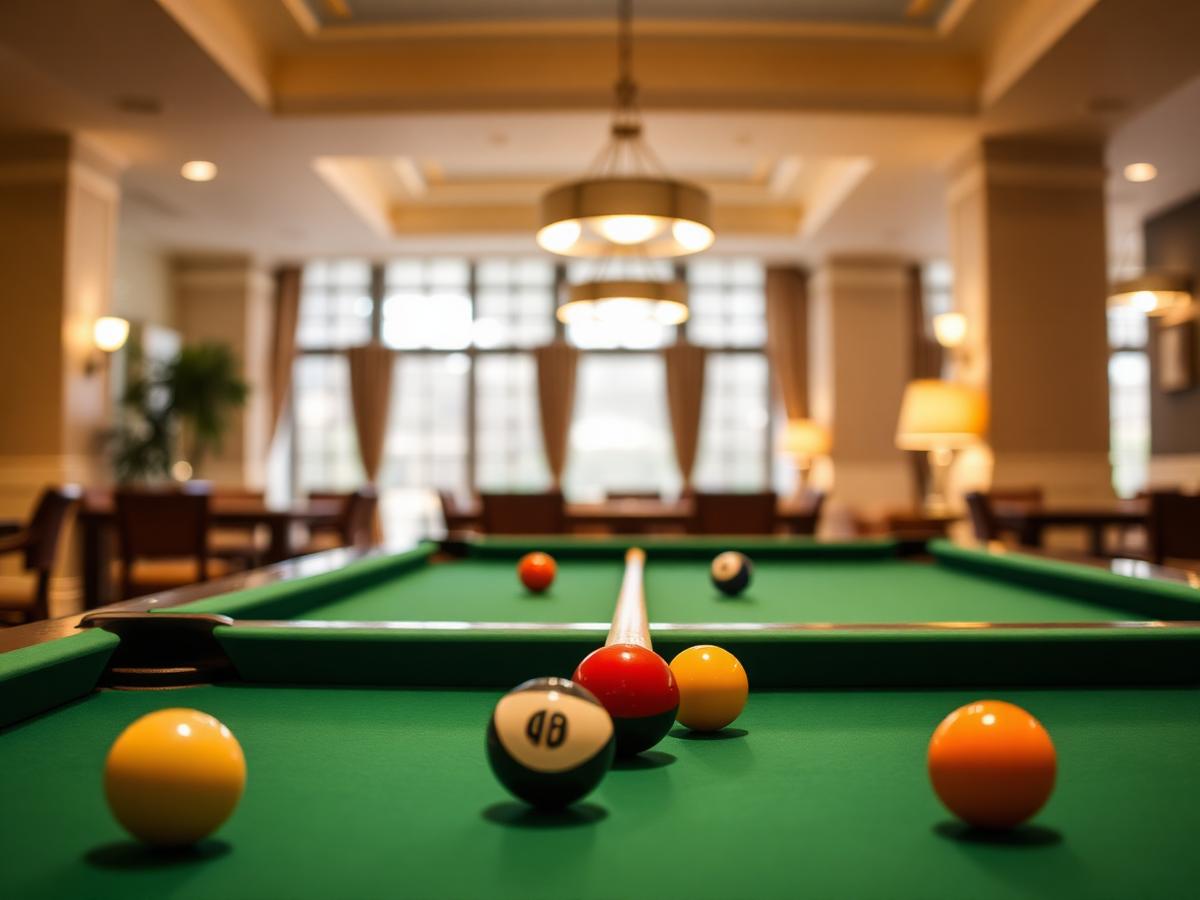 Indoor games at Mangobloom River Resort Jim Corbett