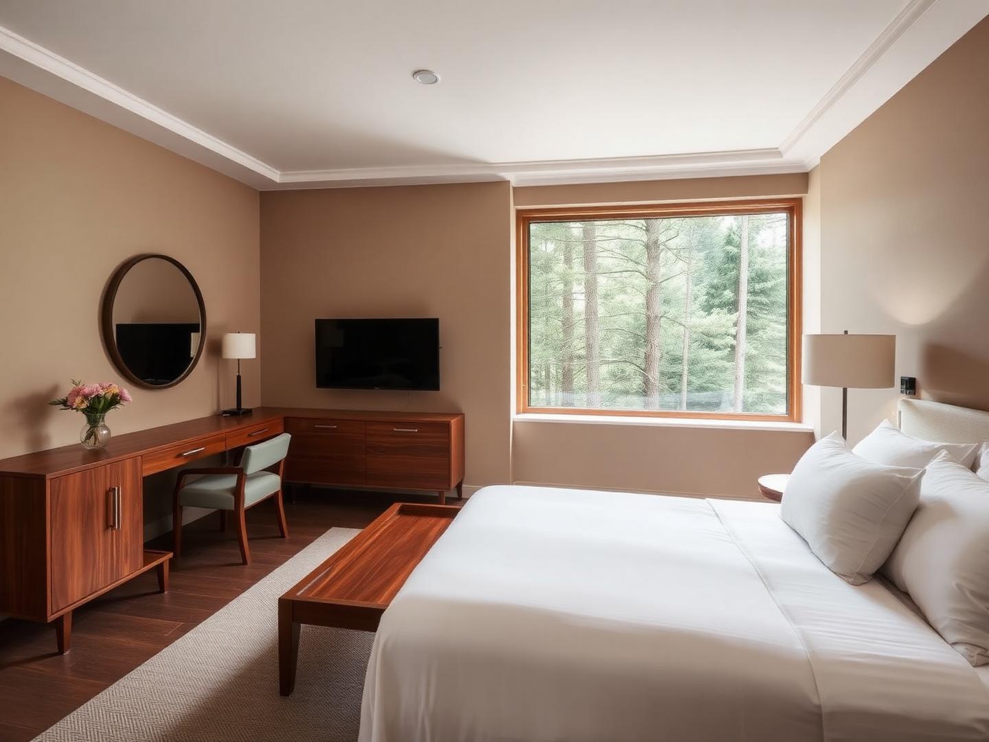 Cotton Tree Room interior at La Perle River Resort
